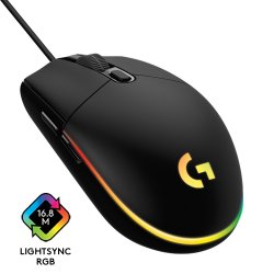 Геймърска мишка с RGB подсветка, 6 програмируеми бутона и оптичен сензор за невероятна прецизност!