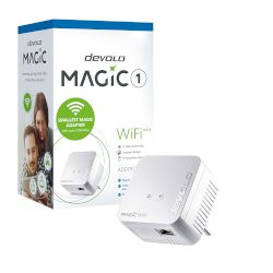 Devolo Magic 1 WiFi mini съчетава най-модерния Internet Powerline с най-опростената функционалност и Mesh в един дискретен адаптер!