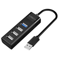 Разшири възможностите за свързване на компютъра си с Turbo-X USB 3.0 Hub to 4 port USB 3.0/USB 2.0!