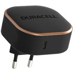 Зарядно USB-C на Duracell с обща изходна мощност до 20W и съвместимост със стандарта Power Delivery, за да зареждаш бързо и сигурно мобилните си устройства!