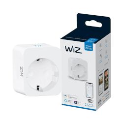 Управлявай лесно електрическите уреди в дома си с WiZ Smart Plug, независимо колко далеч си и провери консумацията на дисплея на смартфона си!