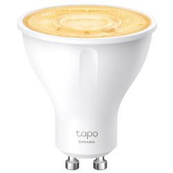 Умна dimmable крушка (GU10, тип Smart Spotlight) с топла светлина и яркост 350 lumens! Управлението се осъществява чрез Tapo app!