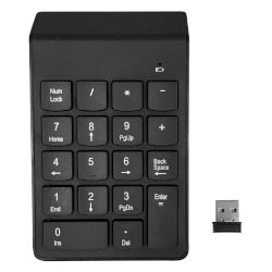 Лека и компактна нумерична клавиатура от Gembird, с 18 клавиша и USB nano адаптер!