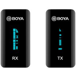 BOYA BY-XM6-S1 е безжична микрофонна система 2,4GHz, която се състои от предавател и приемник. Перфектно решение за запис на аудио за vlog, livestream, интервю и други!