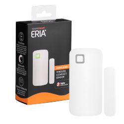 Безжичен сензор за врати и прозорци ERIA, за да знаеш по всяко време кой прозорец и коя врата са отворени или затворени, с незабавни известия на твоя смартфон или таблет!