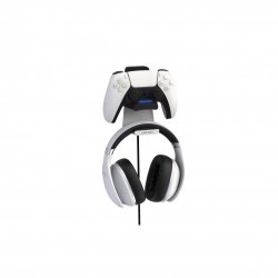 Докинг станция с кука за слушалки за PlayStation 5! Зареди своя PS5 DualSense контролер и постави слушалките си на безопасно място с докинг станцията за зареждане Venom с кука за слушалки!