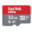 SanDisk microSDHC 32GB & Adapter 120Mb/s