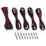 CableMod Extension Sleeved PSU Cable 8+8 Kit Black-Red