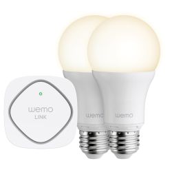 Използвай крушките, WeMo Link и приложението WeMo, за да програмираш осветлението в дома си от сензорния дисплей на твоето smart устройство!