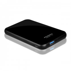 Външната кутия на AXAGON е предназначена за всички 2,5" SATA SSD и HDD дискове с височина до 9,5mm!