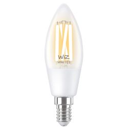 Smart LED крушка във формата на свещ, с ретро естетика и умни функции. Свързва се към WiFi мрежата ти и променя помещението ти!