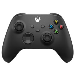 Обновен Xbox Controller - Carbon Black, с релефни повърхности и изискана геометрия за подобрен комфорт по време на gaming!