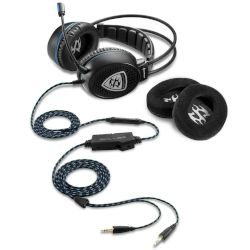 Стерео headset, оптимизиран за gaming и voice chats с говорители 40mm, сменяеми ear pads и модулни кабели!