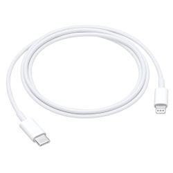 Кабел USB-C to Lightning от Apple. Идеален за трансфер на данни и синхронизация, както и за използване в комбинация с power adapter на Apple за зареждане на iPad или iPhone!