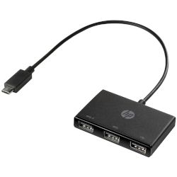 С USB-C към USB-A Hub на HP разширяваш възможностите на твоя лаптоп или таблет с едно движение!