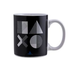 Наслади се на горещото кафе или студения чай в чашата Paladone PS5 Heat Change, с уникално gaming настроение!