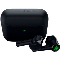 Със своя отличителен дизайн Razer и осветление, Bluetooth слушалките Hammerhead True Wireless Χ предоставят звук с високо качество и Gaming Mode!