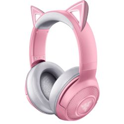 Bluetooth 5.0 (Over Ear) Gaming Headset за котешки стил, с динамични говорители 40mm и вътрешни beamforming микрофони, осветление Razer Chroma™ RGB и Razer Audio App!