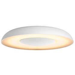 Красивият кръгъл дизайн на осветителното тяло за таван Philips Hue Still осигурява хиляди нюанси на топла до студена бяла светлина. Управлявай бързо с включения Hue Dimmer switch или Bluetooth!