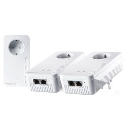 Бързо безжично свързване в мрежа с Devolo Magic 2 Wi-Fi 6 Multiroom Kit! Комплект от 1x LAN и 2x Wi-Fi за стабилна връзка до два етажа!
