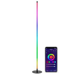 Създай подходящата атмосфера с YODA Smart Corner Lamp, променяйки осветлението на пространството си с гласови команди и уникални цветови мотиви (Static, Dynamic, Music Sync)!