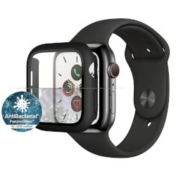 Защити дисплея на Apple Watch Series 4/5/6/SE 40mm със стъклото PanzerGlass, което не само предотвратява ежедневното износване, но и държи микробите и петната от пръсти далеч от дисплея!