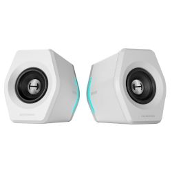 Мощни Bluetooth® Gaming Speakers (2.0) от EDIFIER за реалистичен звук Hi-Fi, силен бас и чисти високи, с вход 3,5mm (AUX), порт USB и RGB осветление с 12 различни ефекта!