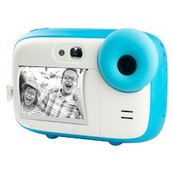 Детски фотоапарат с термопринтер, който приема ролка 57mm за бърз черно-бял печат! С дисплей 2.4" и възможност за съхранение на снимки и видеа на карта microSD (до 32GB, продава се отделно)!