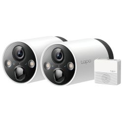 Интелигентна безкабелна система от охранителни камери - 2 камери и Tapo Smart Hub H200!