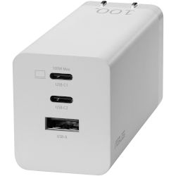 Най-малкото 100W зарядно устройство в света идва от ASUS, разполага с три USB порта, поддръжка на USB Power Delivery 3.0, Quick Charge и други!