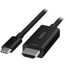 Пасивен USB-C (male) към HDMI2.1 (male) кабел (2m) с функция DP Alt, който поддържа резолюции до 8K 60Hz и е съвместим с HDR10+!
