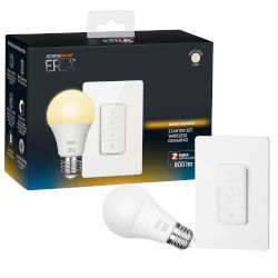 ERIA Smart Wireless Dimming Starter Kit включва Wireless Dimmer и умна крушка ERIA A19 Soft White за smart "out-of-the-box" осветление!