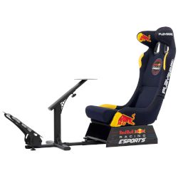 Натисни газта с Playseat® Evolution PRO, с реалистични детайли Red Bull, прецизно проектирана да създаде най-комфортното състезателно изживяване, точно като шофиране на супер автомобил!