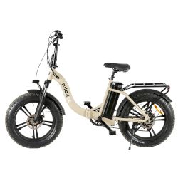 Електрически сгъваем велосипед с 20'' FAT колела и окачване подходящо за неравни пътища!