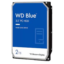 Твърд диск 3,5" от серията WD Blue с вместимост 2TB! Идеален за съхранение на голям обем данни!