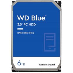 Твърд диск 3,5" от серията WD Blue с вместимост 6TB! Идеален за съхранение на голям обем данни!