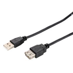 USB 2.0 удължителен кабел за лесно свързване на периферни устройства към PC!