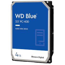 Твърд диск 3,5" от серията WD Blue с вместимост 4TB! Идеален за съхранение на голям обем данни!