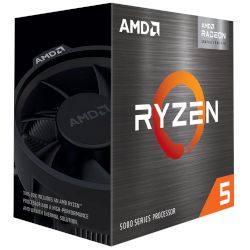 Процесор AMD Ryzen™ 5 5000 G-Series с Radeon™ Graphics, архитектура Zen 3 за висока производителност в игри и взискателни приложения! Съвместим е с дъна със Socket AM4!
