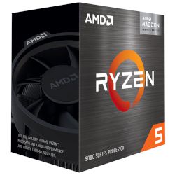 Процесор AMD Ryzen™ 5 5000 G-Series с Radeon™ Graphics, архитектура Zen 3 за висока производителност в игри и взискателни приложения! Съвместим е с дъна със Socket AM4!