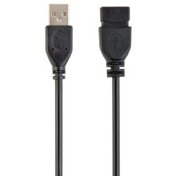 USB 2.0 удължителен кабел AM (Type-A Male) към AF (Type-A Female) 4,5 метра, с позлатени контакти, за лесно удължаване на USB кабели!