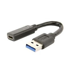 Зареждай всяко устройство и прехвърляй данни със скорост до 5Gbit/s, с адаптера Cablexpert Type-C към USB Type-A F/M (до USB 3.1 Gen 1)!