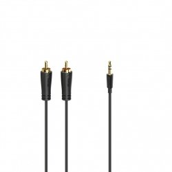Аудио кабел с позлатени конектори за предаване на аналогов звуков сигнал, например между MP3 player и усилвател!