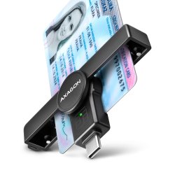 Сгъваем джобен USB-C контактен четец на Smart/ID карти!