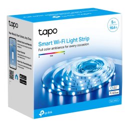 Smart WiFi Light Strip Tapo L900-5 ще подобри естетически пространството ти със светлина и цвят! Можеш да го контролираш с мобилния си телефон (чрез Tapo app), с дигиталния си асистент или с hub!