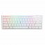 Ducky Keyboard One 3 Pure White Mini 60% Cherry MX Silent Red