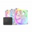 NZXT Fan Pack F120 RGB White 3Pack + RGB Controller