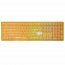 Ducky Keyboard One 3 Yellow Full-Size Cherry MX Clear