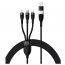Baseus Cable Flash Series USB-A, USB-C to M+L+C 1.5m
