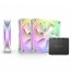 NZXT Fan Pack F120 RGB Duo White 3Pack + RGB Controller